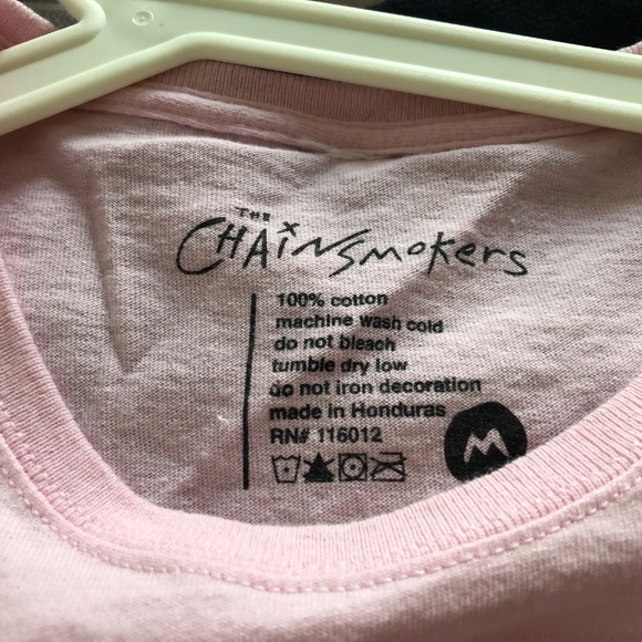 Chainsmokers Memories Do Not Open Tour Shirt Pink - M - Picture 4 of 5